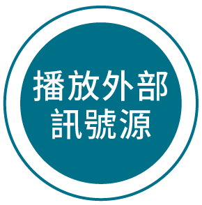 播放外部訊號源
